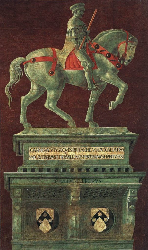 Funerary Monument in Florence Cathedral to Sir John Hawkwood by Paolo Uccello