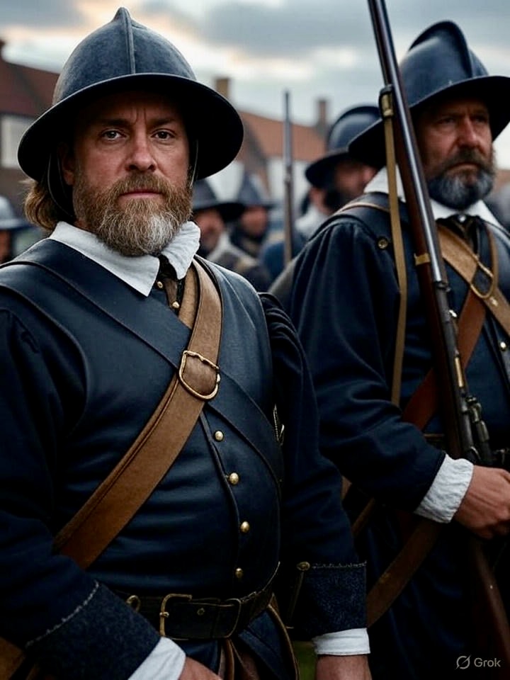AI image of Parliamentarian Troops