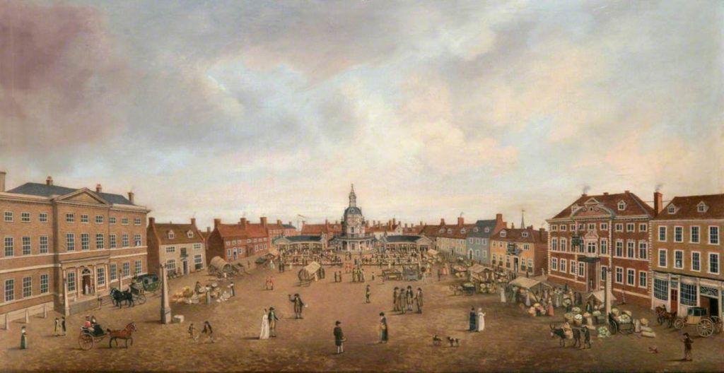 Henry Bell’s Market Cross in the Tuesday Market Place, King’s Lynn
