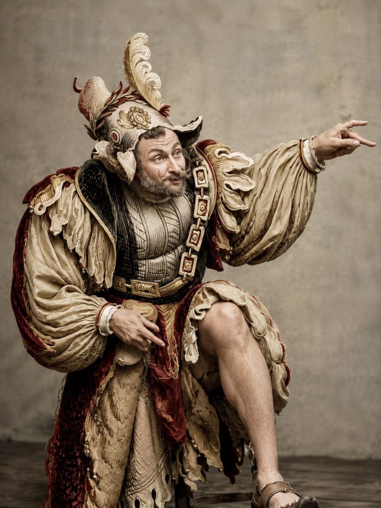 AI image of a Theatrical Fool