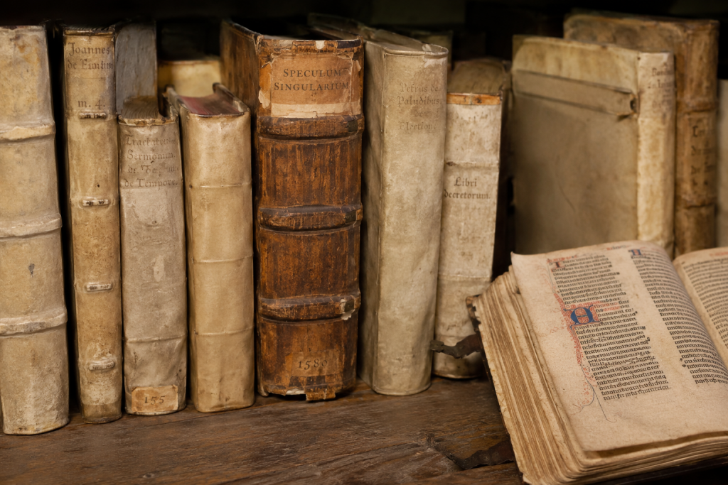 AI image of Late Medieval Books