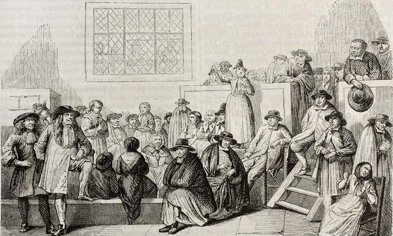 The 1659 Quaker women’s petition was against tithes. The Lynn and West Norfolk women’s names formed part of a national collection of 7,746 women described as the “Hand-Maids and Daughters of the Lord”. 
Image coventry.ac.uk