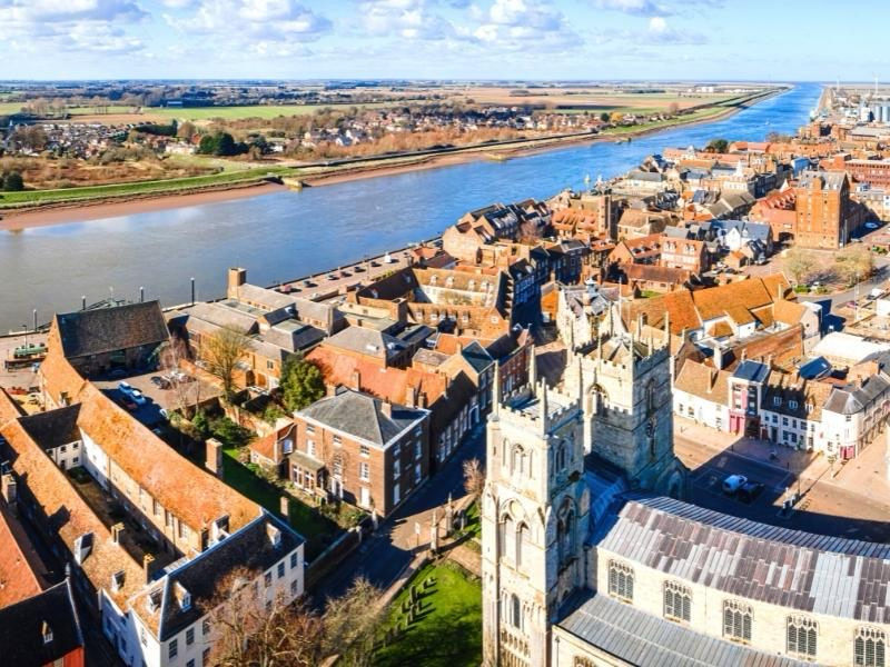  Historic King’s Lynn Along the Waterfront 
Source Unknown
