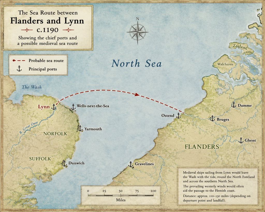 The Sea Route Between Flanders and Bishop’s Lynn