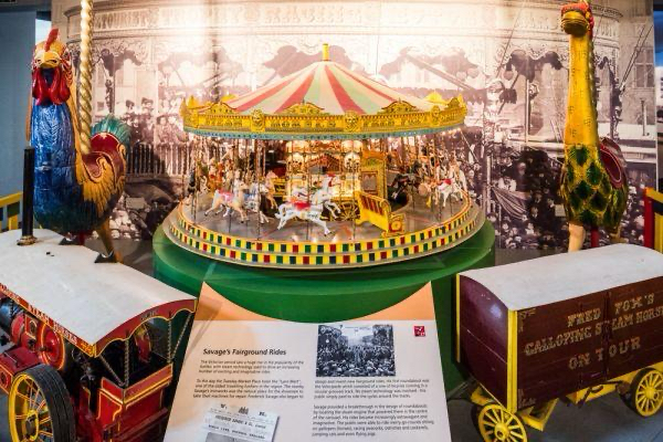 Model of Savage's Gallopers, King's Lynn Museum