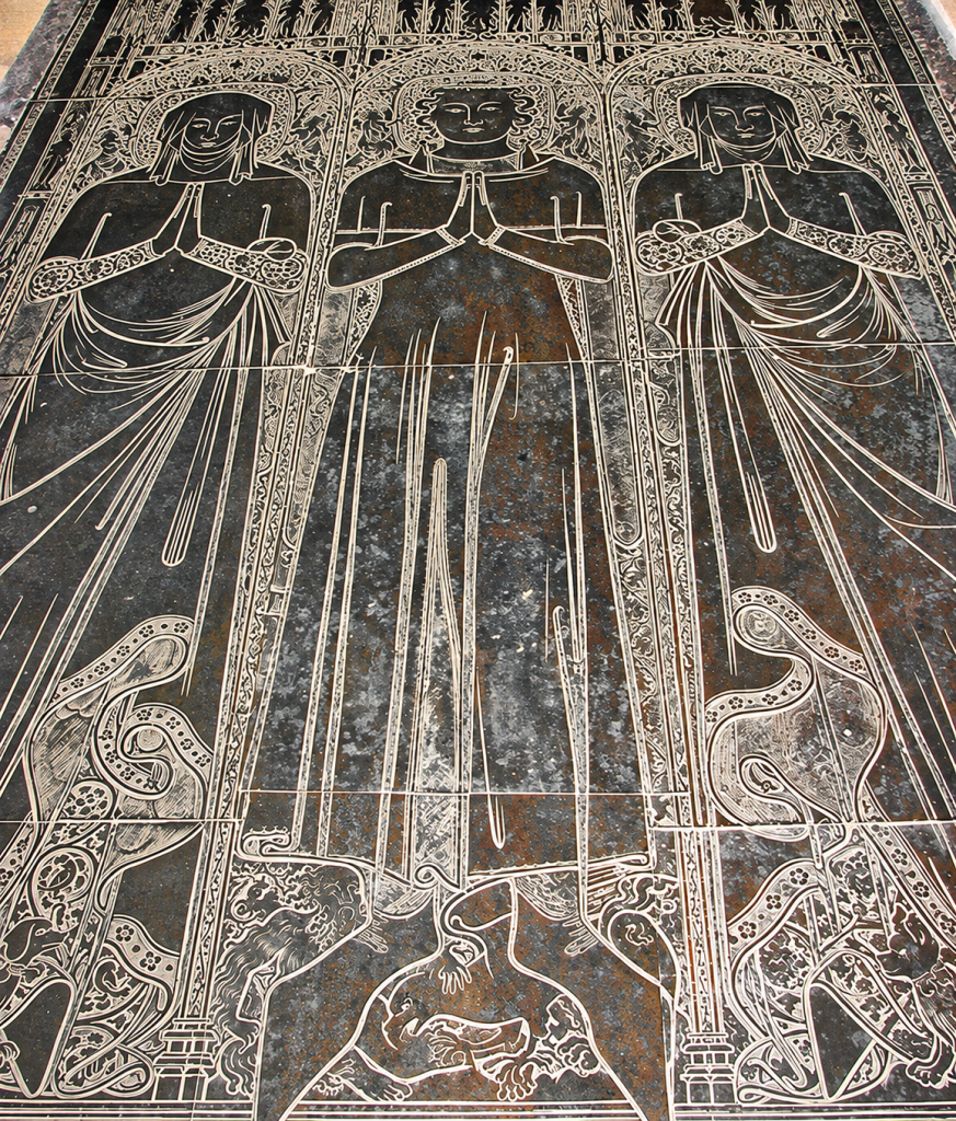 Monumental Brass of Robert Braunche. 
Photo © Evelyn Simak 2010