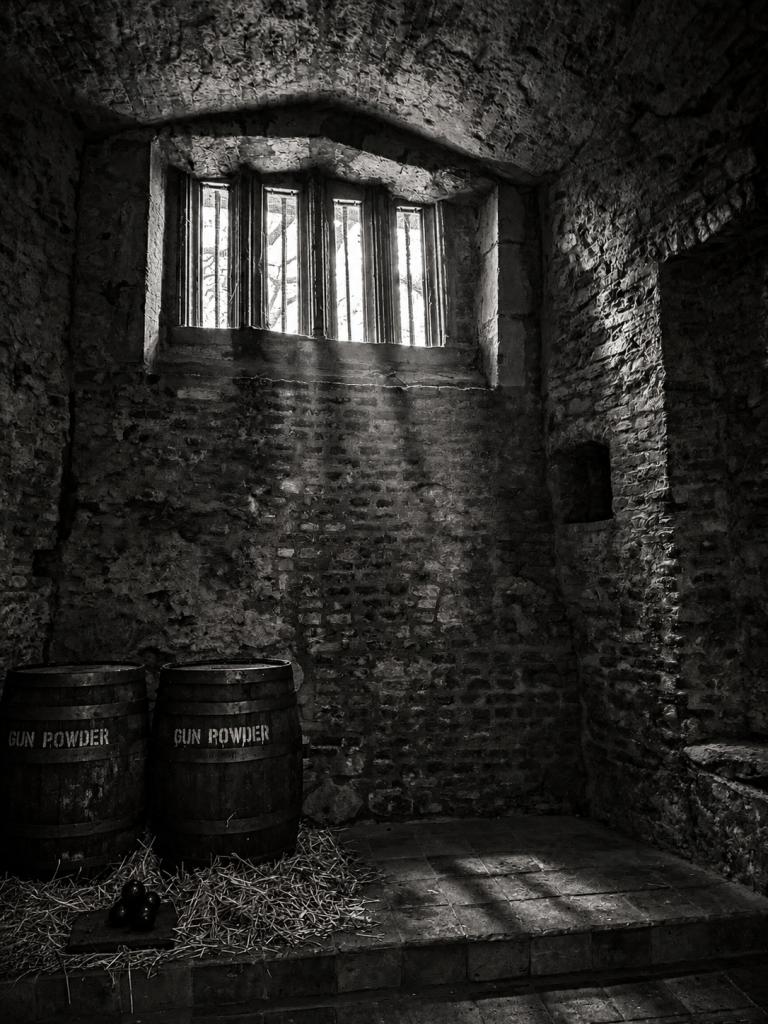 Gunpowder was stored inside the Red Mount Chapel, King's Lynn, most likely on the ground floor. Photo © James Rye 2026